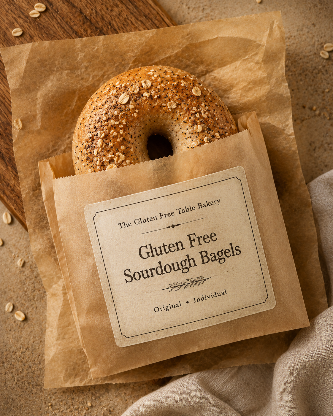 Gluten Free Sourdough Bagels (1/2 Dozen)