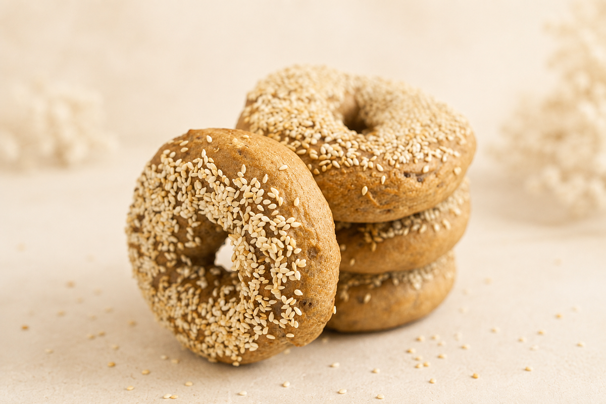 Gluten Free Sourdough Bagels (1/2 Dozen)