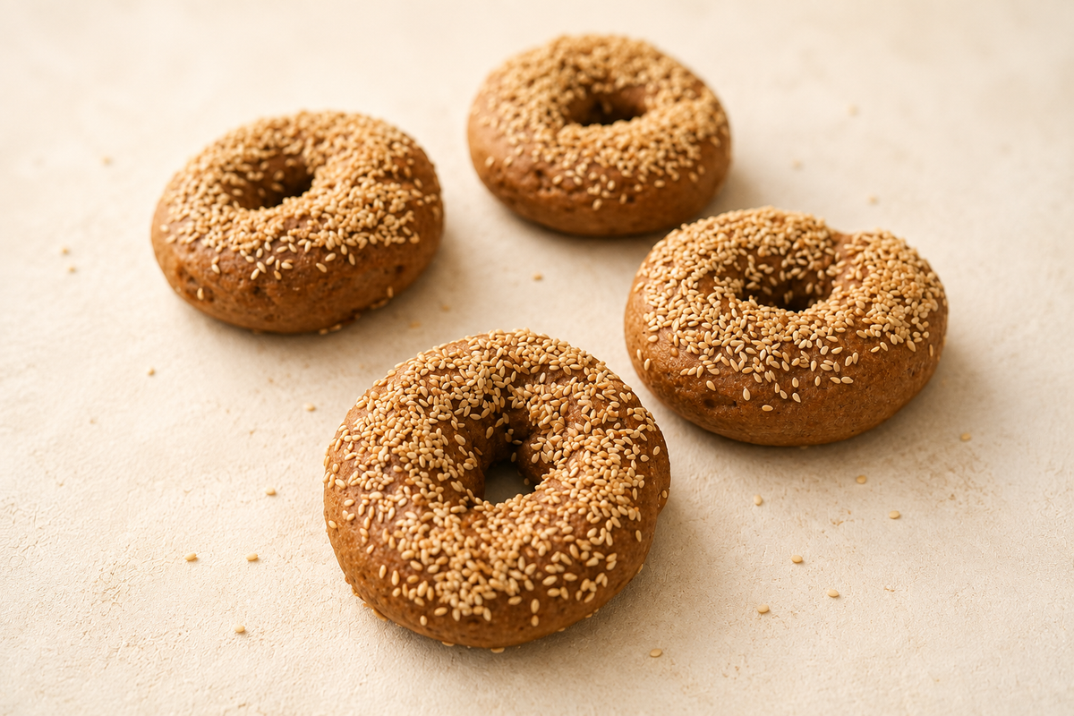 Gluten Free Sourdough Bagels (1/2 Dozen)